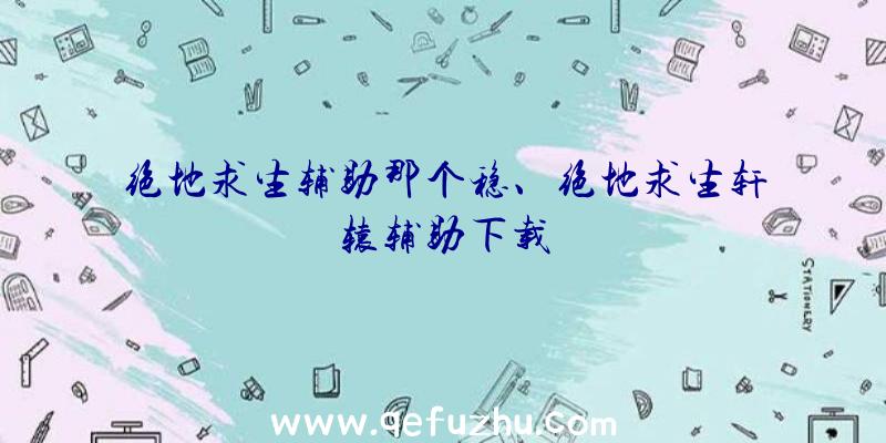 绝地求生辅助那个稳、绝地求生轩辕辅助下载