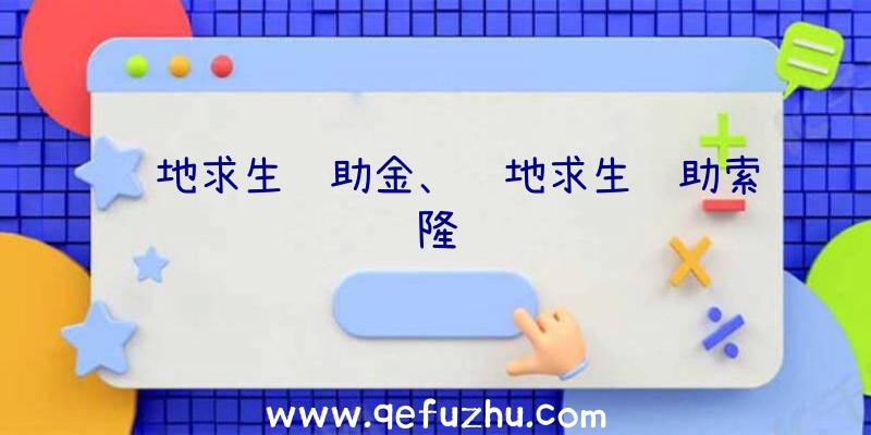 绝地求生辅助金、绝地求生辅助索隆