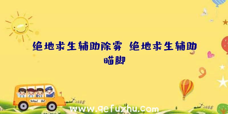 绝地求生辅助除雾、绝地求生辅助瞄脚