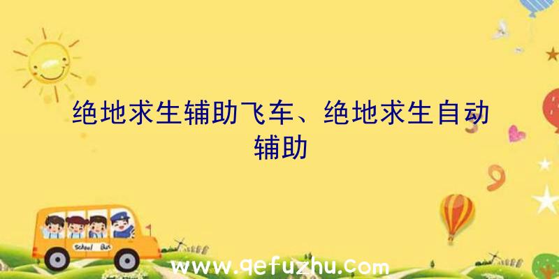 绝地求生辅助飞车、绝地求生自动辅助