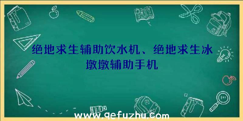 绝地求生辅助饮水机、绝地求生冰墩墩辅助手机