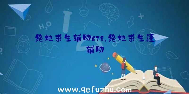 绝地求生辅助678、绝地求生透辅助