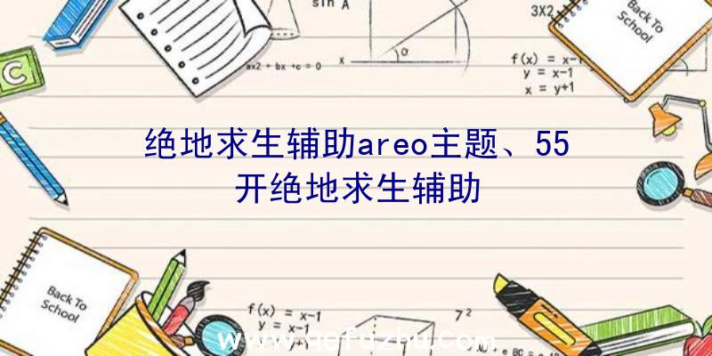 绝地求生辅助areo主题、55开绝地求生辅助