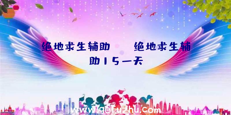 绝地求生辅助asm、绝地求生辅助15一天