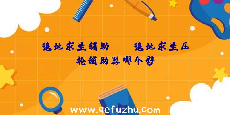 绝地求生辅助aug、绝地求生压枪辅助器哪个好