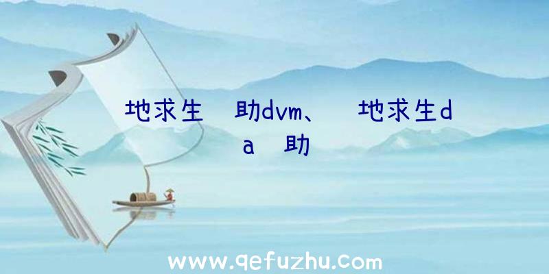 绝地求生辅助dvm、绝地求生da辅助