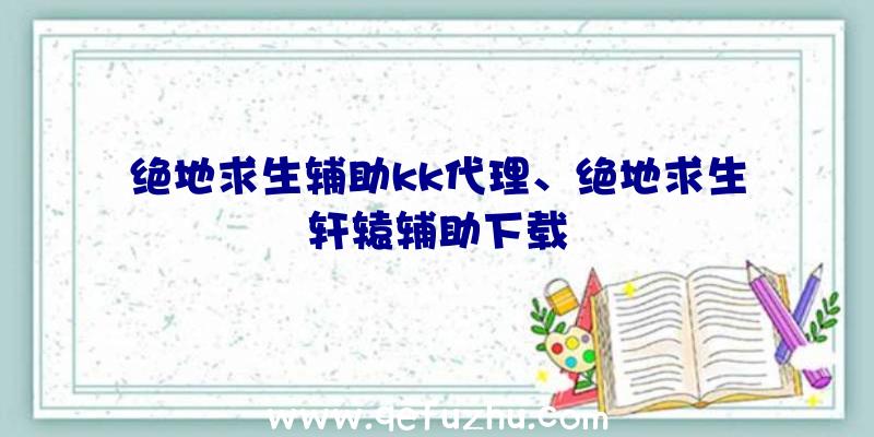 绝地求生辅助kk代理、绝地求生轩辕辅助下载