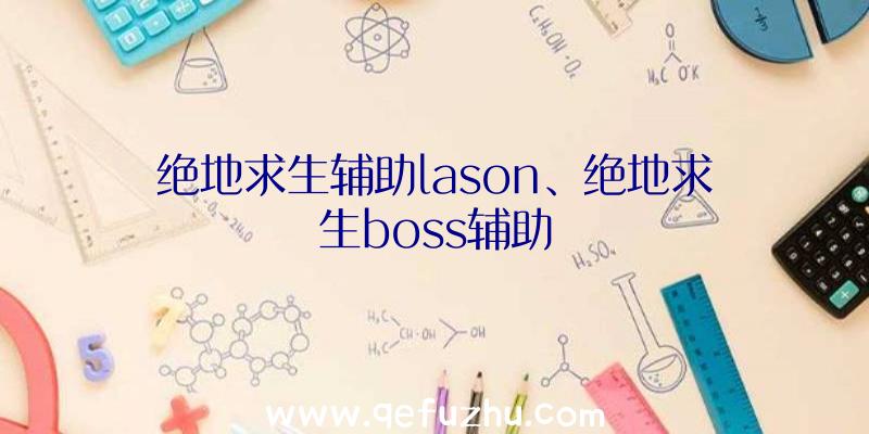 绝地求生辅助lason、绝地求生boss辅助