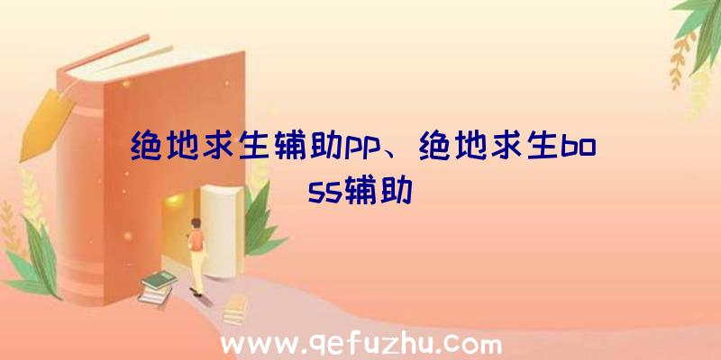 绝地求生辅助pp、绝地求生boss辅助