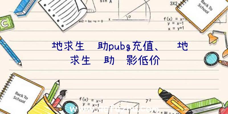 绝地求生辅助pubg充值、绝地求生辅助绝影低价