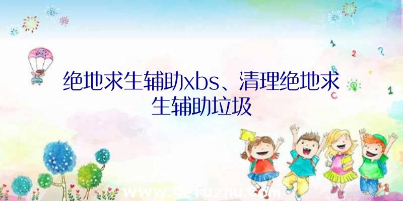 绝地求生辅助xbs、清理绝地求生辅助垃圾