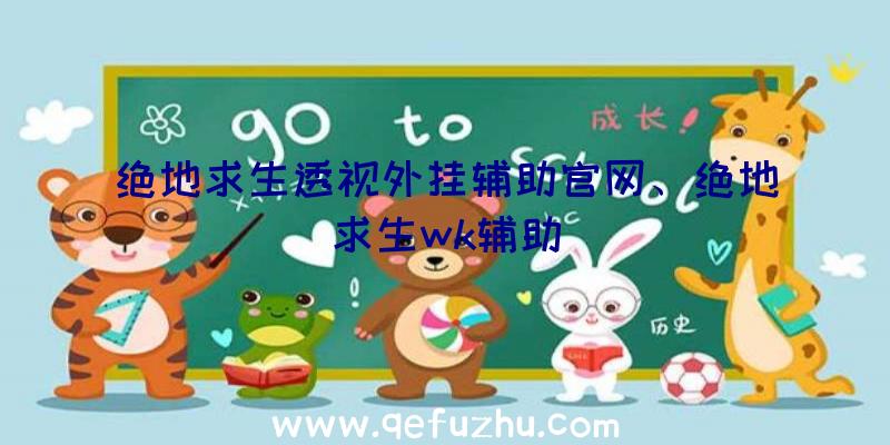 绝地求生透视外挂辅助官网、绝地求生wk辅助