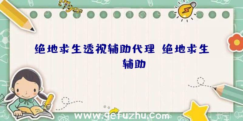 绝地求生透视辅助代理、绝地求生boss辅助