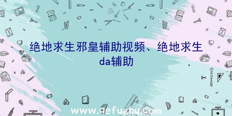 绝地求生邪皇辅助视频、绝地求生da辅助