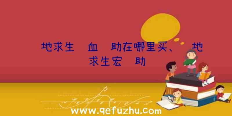 绝地求生锁血辅助在哪里买、绝地求生宏辅助