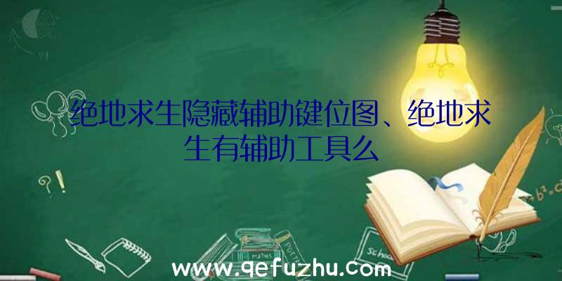 绝地求生隐藏辅助键位图、绝地求生有辅助工具么