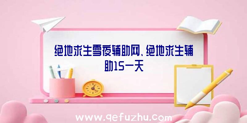 绝地求生雪夜辅助网、绝地求生辅助15一天