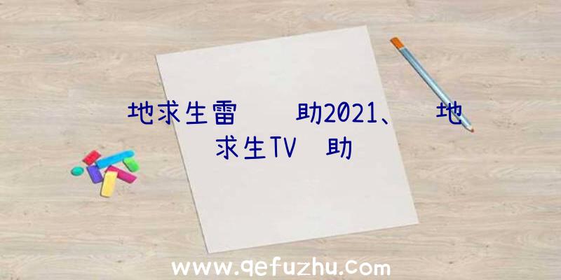 绝地求生雷达辅助2021、绝地求生TV辅助