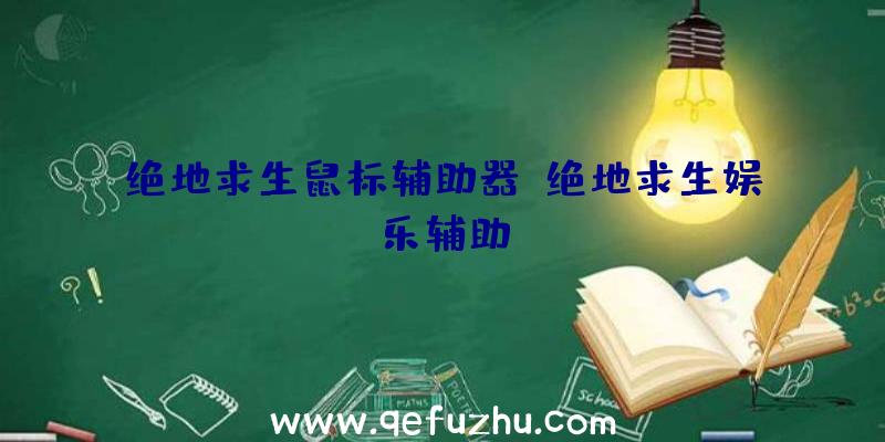 绝地求生鼠标辅助器、绝地求生娱乐辅助