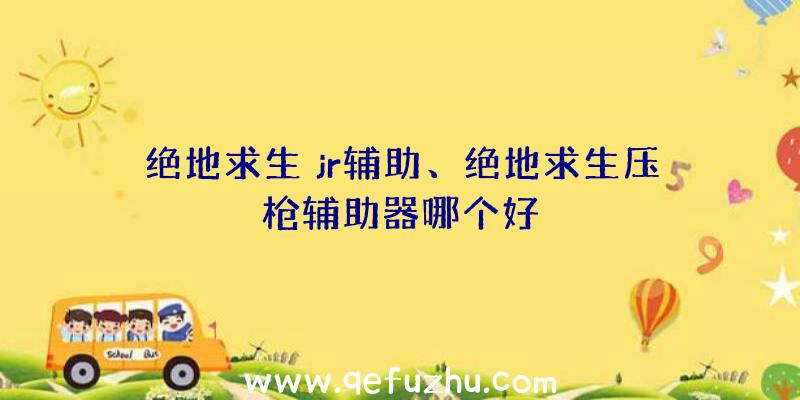 绝地求生+jr辅助、绝地求生压枪辅助器哪个好