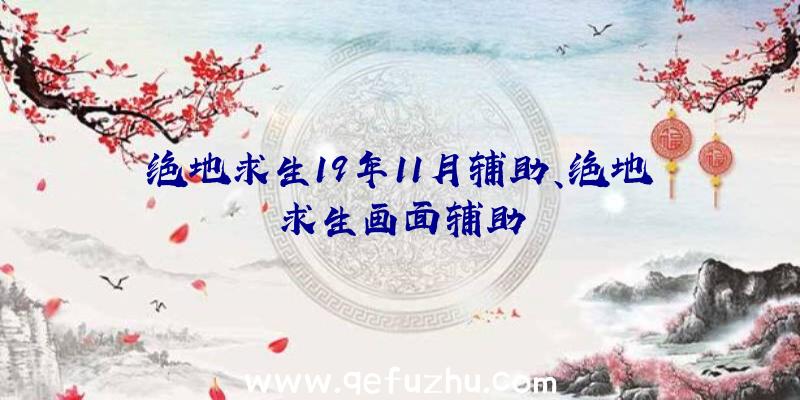 绝地求生19年11月辅助、绝地求生画面辅助