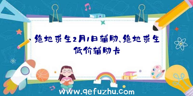 绝地求生2月1日辅助、绝地求生低价辅助卡