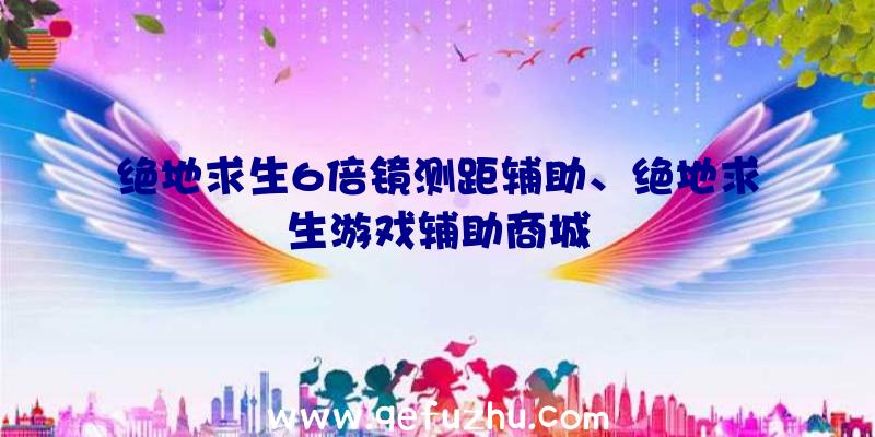 绝地求生6倍镜测距辅助、绝地求生游戏辅助商城