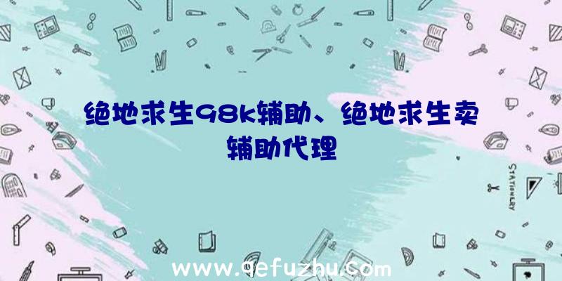 绝地求生98k辅助、绝地求生卖辅助代理