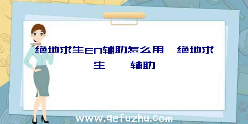 绝地求生EN辅助怎么用、绝地求生迪迦辅助