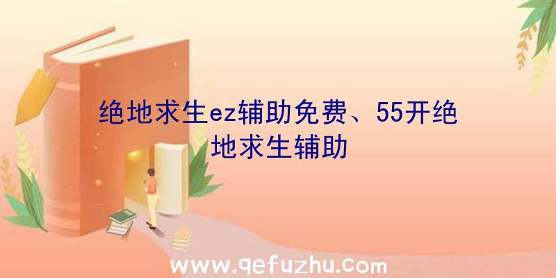 绝地求生ez辅助免费、55开绝地求生辅助