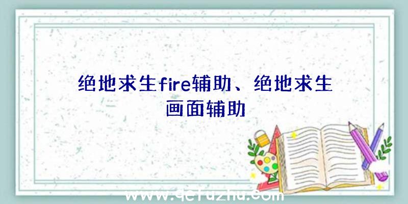 绝地求生fire辅助、绝地求生画面辅助