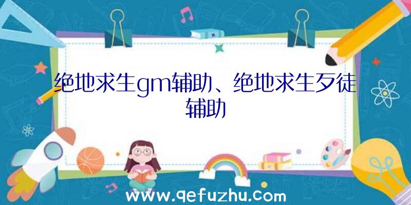 绝地求生gm辅助、绝地求生歹徒辅助