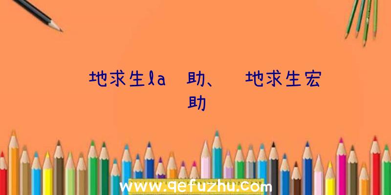 绝地求生la辅助、绝地求生宏辅助