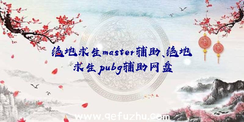 绝地求生master辅助、绝地求生pubg辅助网盘