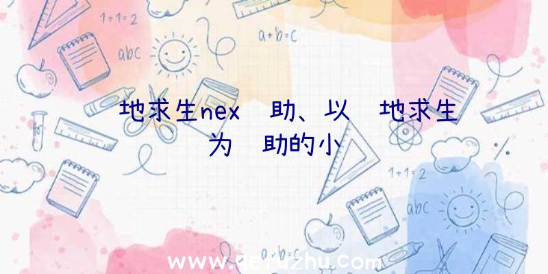 绝地求生nex辅助、以绝地求生为辅助的小说