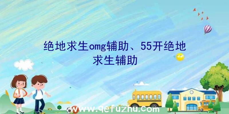 绝地求生omg辅助、55开绝地求生辅助