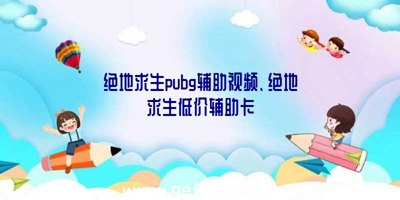 绝地求生pubg辅助视频、绝地求生低价辅助卡