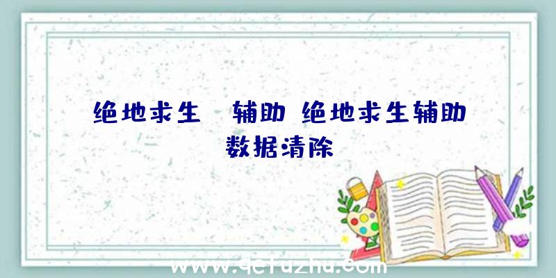 绝地求生qs辅助、绝地求生辅助数据清除