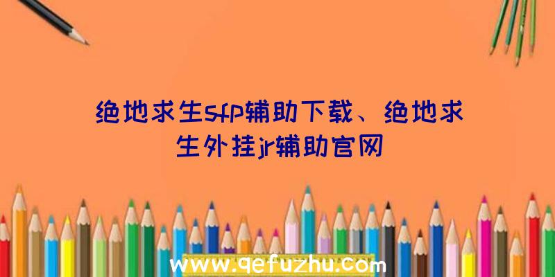 绝地求生sfp辅助下载、绝地求生外挂jr辅助官网