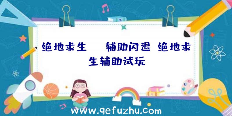 绝地求生skt辅助闪退、绝地求生辅助试玩