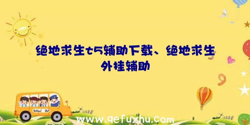 绝地求生t5辅助下载、绝地求生外挂辅助