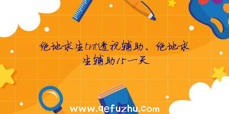 绝地求生tnt透视辅助、绝地求生辅助15一天