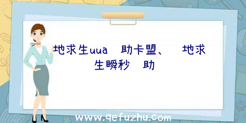 绝地求生uua辅助卡盟、绝地求生瞬秒辅助