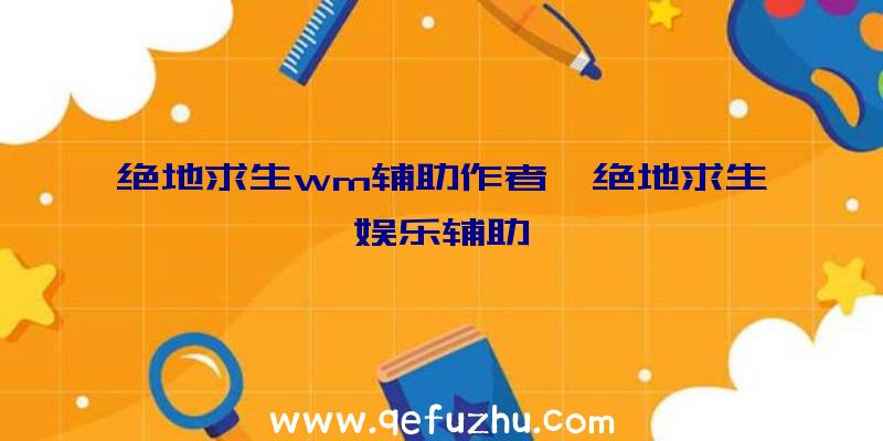 绝地求生wm辅助作者、绝地求生娱乐辅助