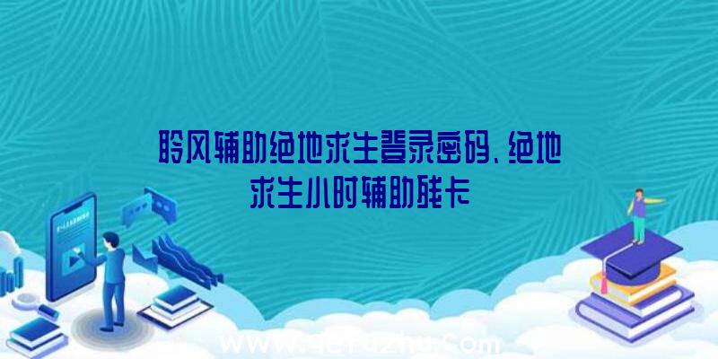 聆风辅助绝地求生登录密码、绝地求生小时辅助残卡