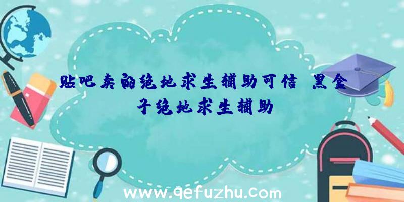 贴吧卖的绝地求生辅助可信、黑盒子绝地求生辅助