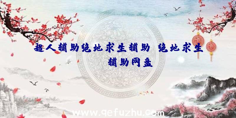 超人辅助绝地求生辅助、绝地求生pubg辅助网盘