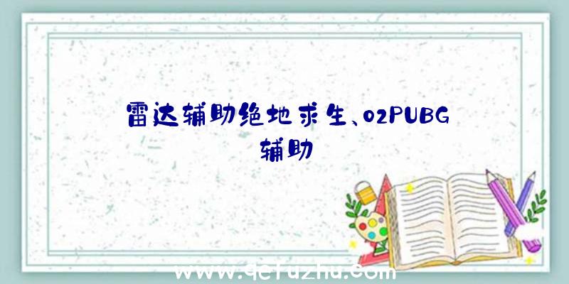 雷达辅助绝地求生、02PUBG辅助