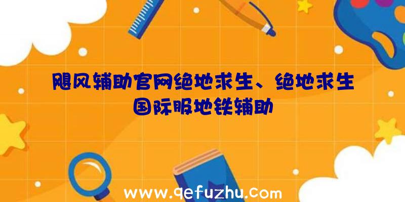 飓风辅助官网绝地求生、绝地求生国际服地铁辅助