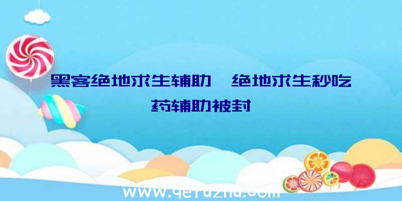 黑客绝地求生辅助、绝地求生秒吃药辅助被封